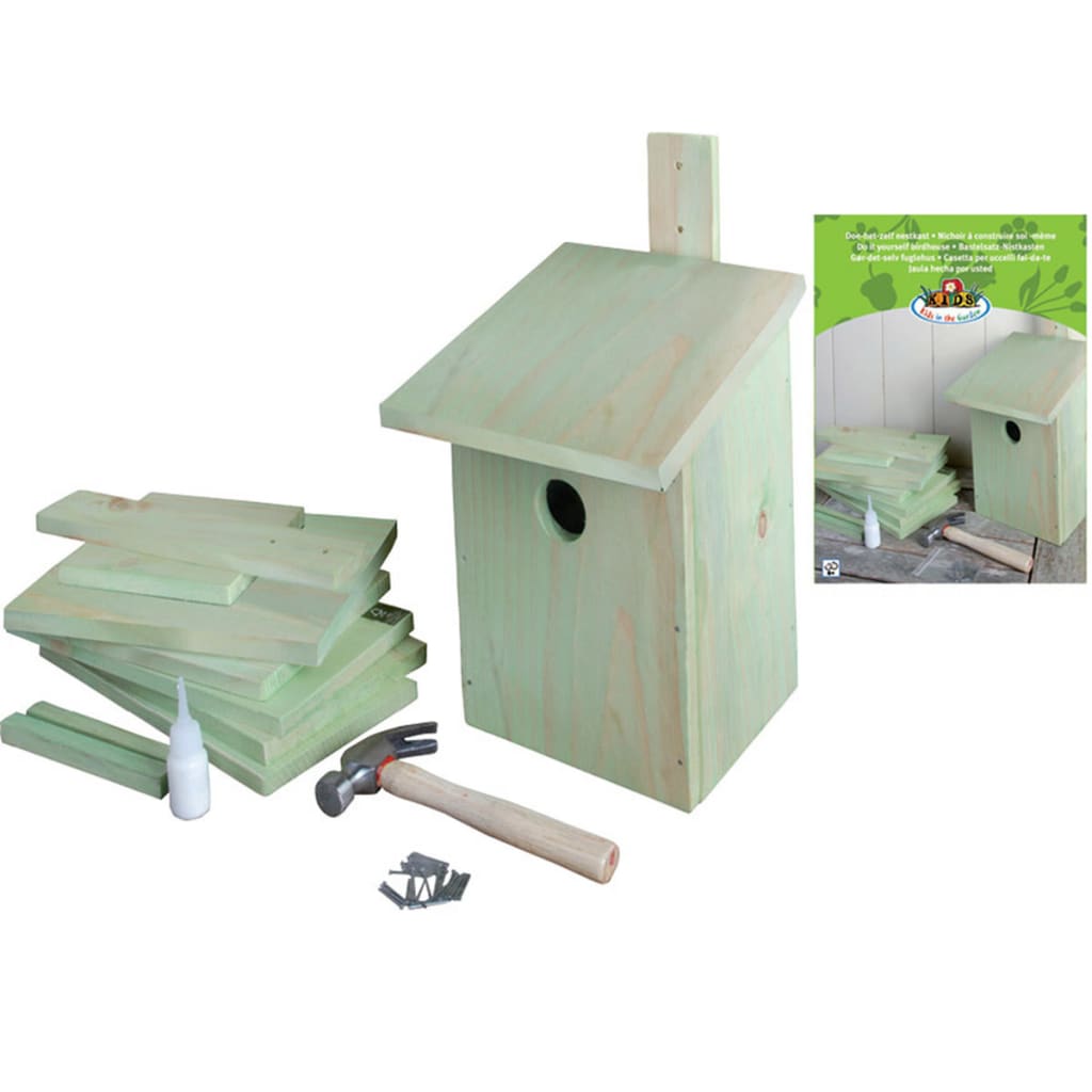 Esschert Design Esschert Design Do-it-yourself Birdhouse 21.3x17x23.3 cm kg52