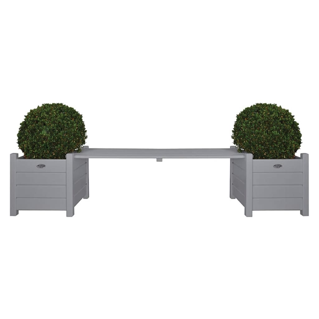Esschert Design Esschert Design divano con fioriera grigio CF33G