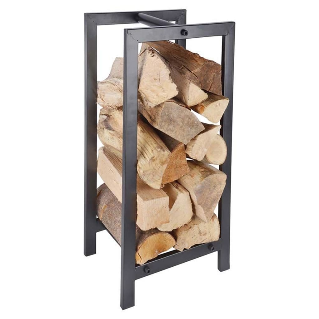 Esschert Design Esschert Design Wood Storage Rack Black