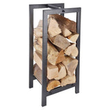 Esschert Design Esschert Design Wood Storage Rack Black