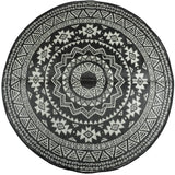 Esschert Design Esschert Design tappeto all'aperto 180 cm OC18 bianco e nero