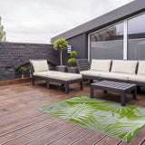 Esschert Design Esschert Design dywan zewnętrzny 241x152 cm dżungla liście OC22