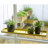 Esschert Design Esschert Design Plant Blad Hanging Rectangular L Gold Colored