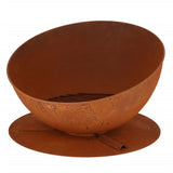 Esschert Design Esschert Design fire bowl Hellend on disk rust -colored