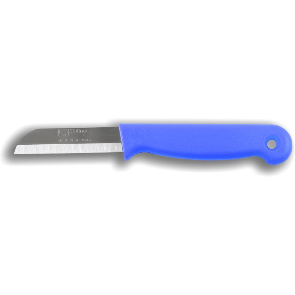 Solinger kartoffelkniv 6 cm rustfrit stål blå