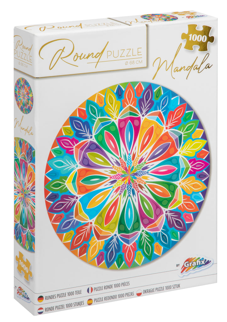 Grafix Mandala Round Puzzle 1000 pieces