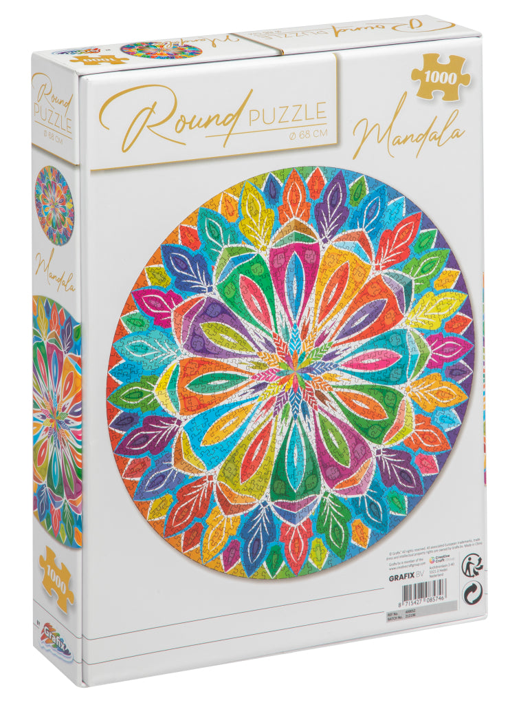 Grafix Mandala Round Puzzle 1000 pieces