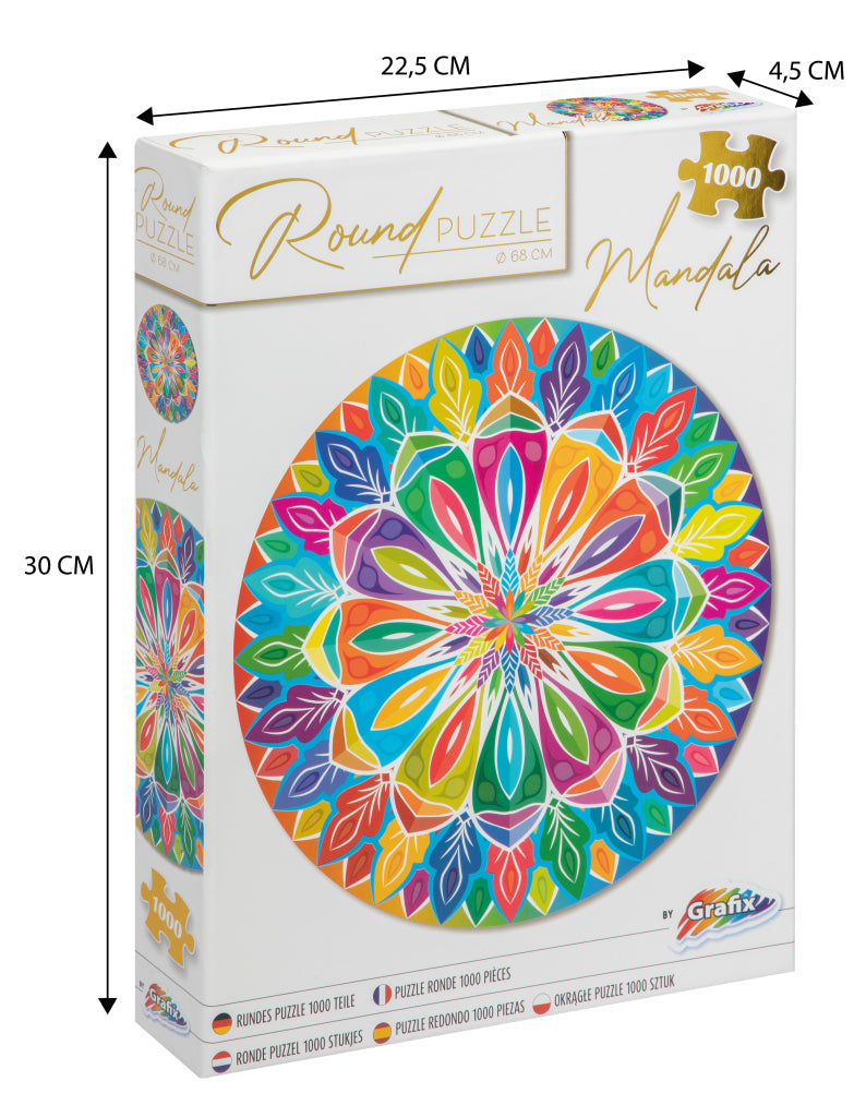 Grafix Mandala Round Puzzle 1000 pieces