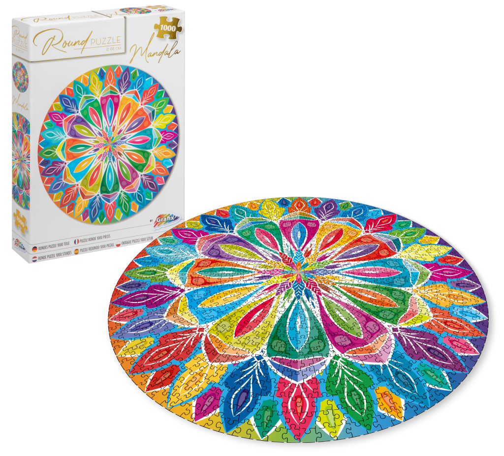 Grafix Mandala Round Puzzle 1000 pieces