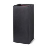 Capi capi planter urban glat rektangulær 36x79 cm sort