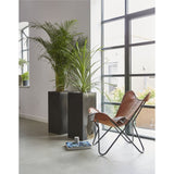 Capi capi planter urban glat rektangulær 36x79 cm sort