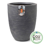 Capi Platter wäschen rib niddereg elegant 46x58 cm Grau