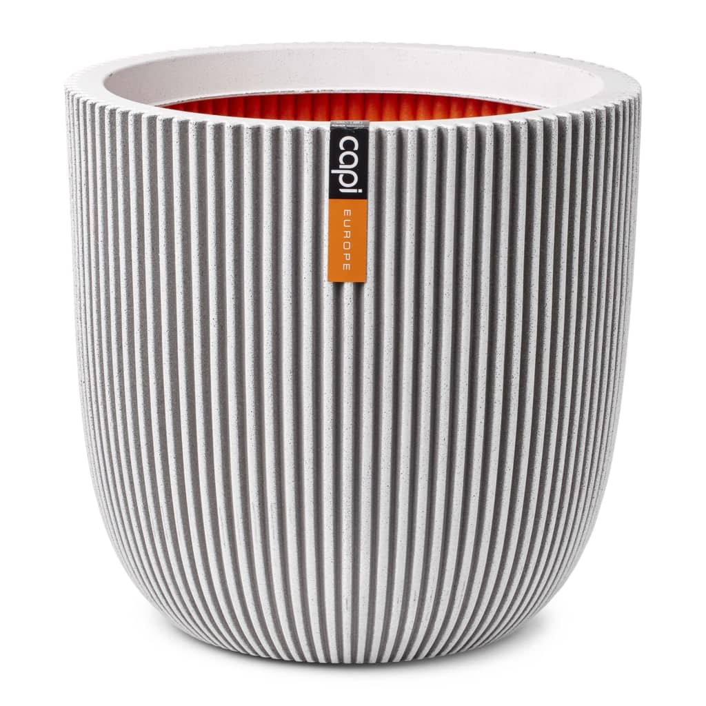Capi Planter Groove 35x34 cm slonovinová barva