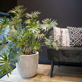 Capi Planter Groove 35x34 cm slonovinová barva