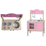Semplicemente per bambini rosa cucina per bambini in legno