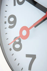 NEXTIME NE-3999AR WALL-Uhr Schieber. 35 cm, gebürstetes Aluminium, #039;