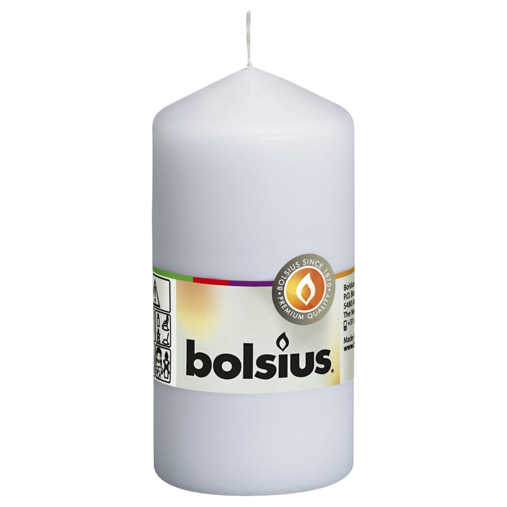 Bolsius Bolsius Stollen Svíčky 10 ks 120x58 mm bílé