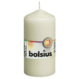 Bolsius Bolsius Stub stearinlys 10 stk 120x58 mm elfenben