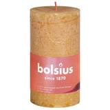 Bolsius Bolsius Stollen Shine 8 St rustikal 100x50 mm Honiggelb