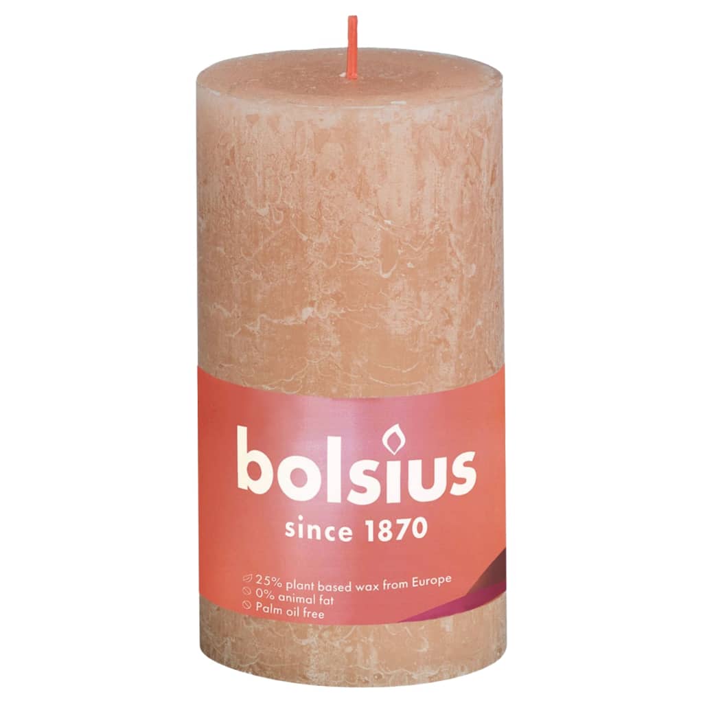 Bolsius Bolsius Stollen Shine 4 St. Rustic 130x68 mm Mistpoze