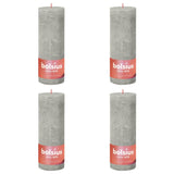 Bolsius Bolsius Stollen Shine 4 St Rustiek 190x68 mm sabbioso grigio