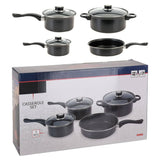 Excellent Houseware Houseware 7-part cooking pan set Anti-stick coating