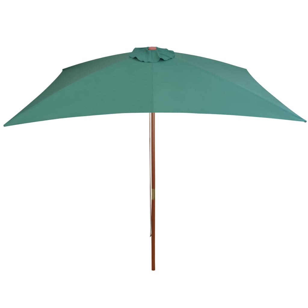 Vidaxl parkols mat hëlze Pole 200x300 cm gréng