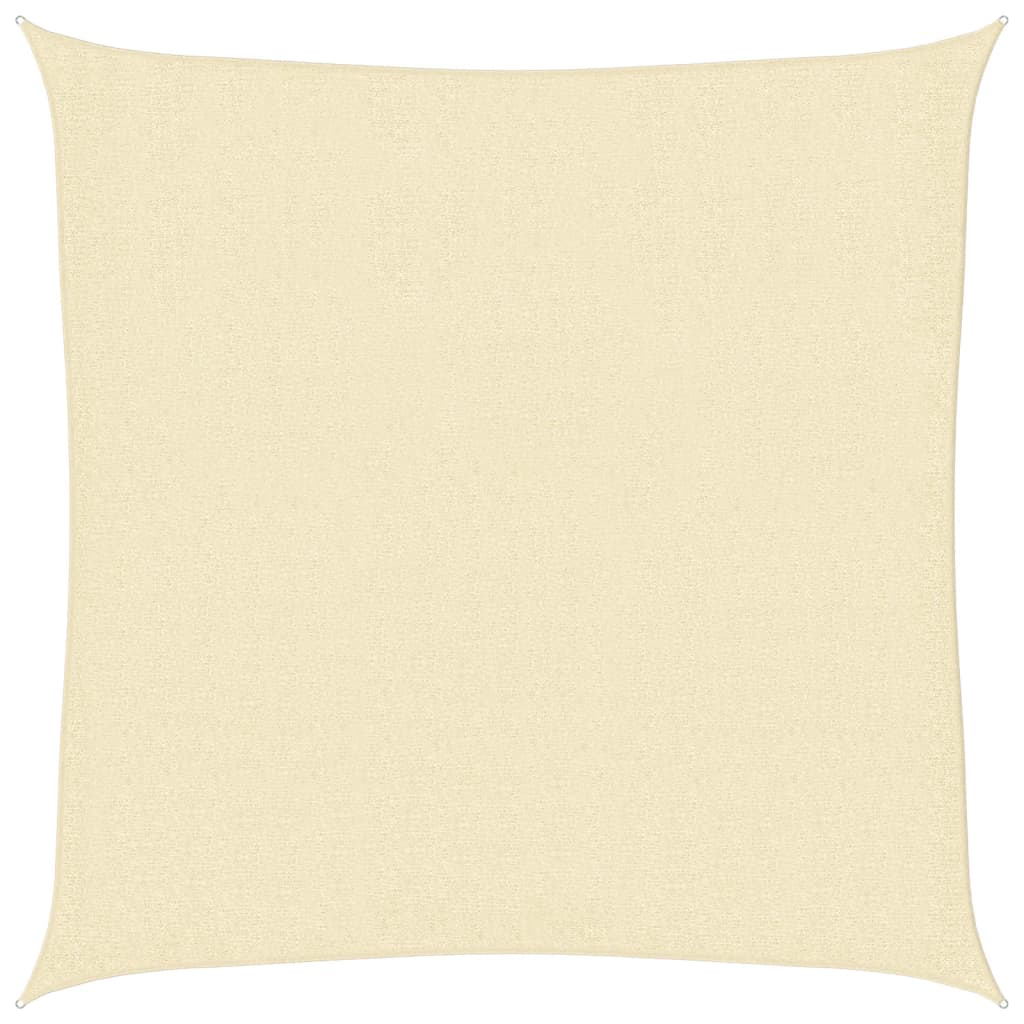 Vidaxl Sunshade HDPE Square 2x2 m cream