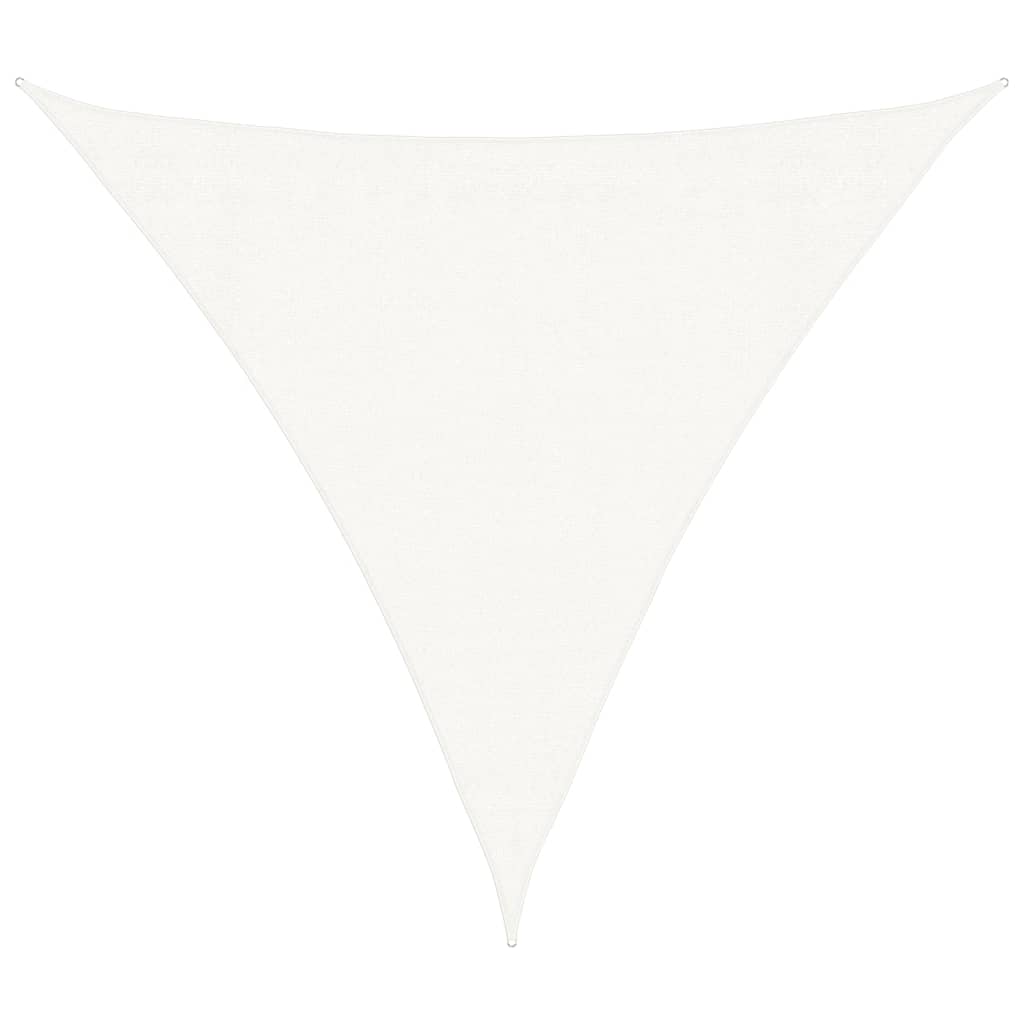 Vidaxl SunShade HDPE Triangle 3,6x3,6x3,6 m bílá