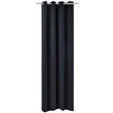 Rideau vidaxl avec anneaux en métal occlusion 270x245 noir