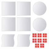 Vidaxl 8 St Mirror Tiles Multishaped Glass