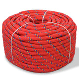 Vidaxl Boot Rope 8 mm 100 m polypropylene red