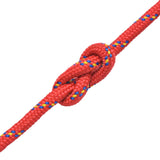Vidaxl Boot Rope 8 mm 100 m polypropylene red