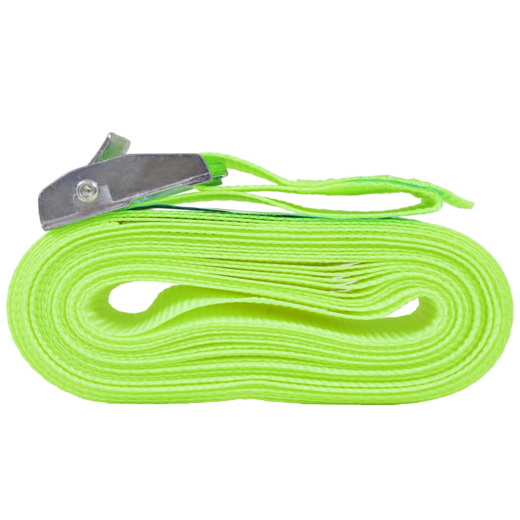 Pneus vidaxl 0,25 tonnes 5 mx25 mm vert fluorescent 10 pcs