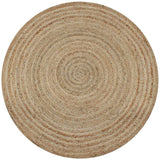 Vidaxl Teppich um 120 cm geflochtene Jute