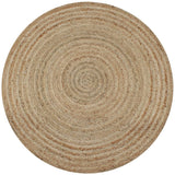Vidaxl Teppich um 150 cm geflochtene Jute