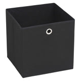 Úložné boxy Vidaxl 4 ks 32x32x32 cm Netkaná látka černá