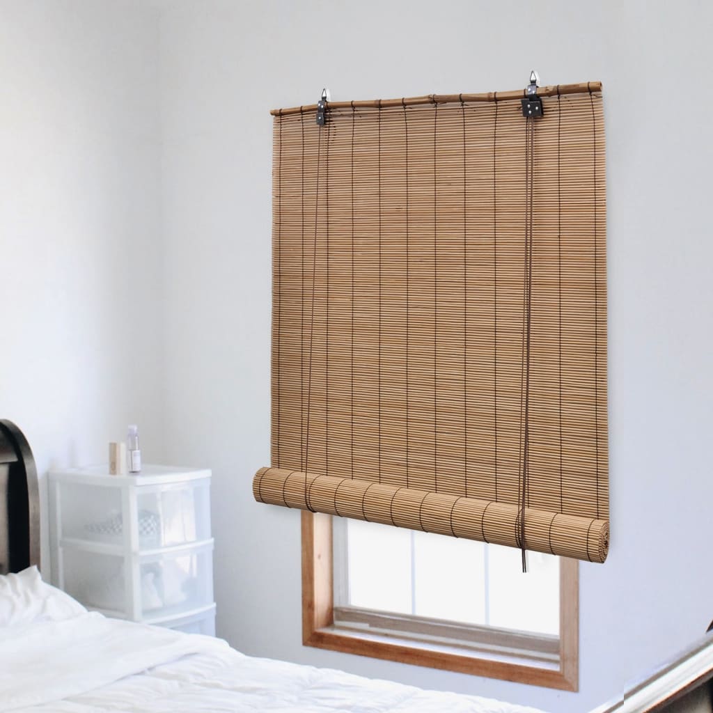Vidaxl Roller Slepi 80x220 cm bambusova rjava
