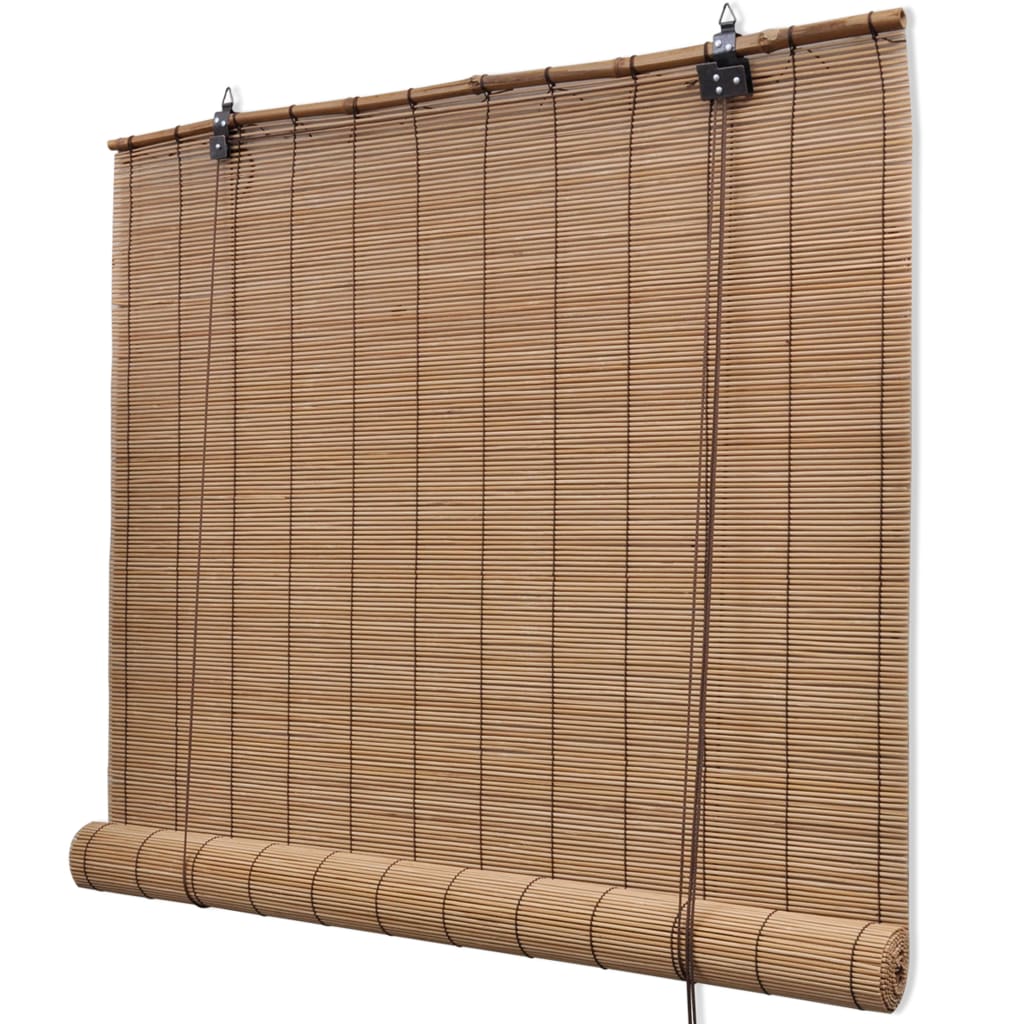 Vidaxl Roller Blind 140x220 cm bambusova rjava