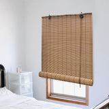 Vidaxl Roller Blind 140x220 cm bambusova rjava