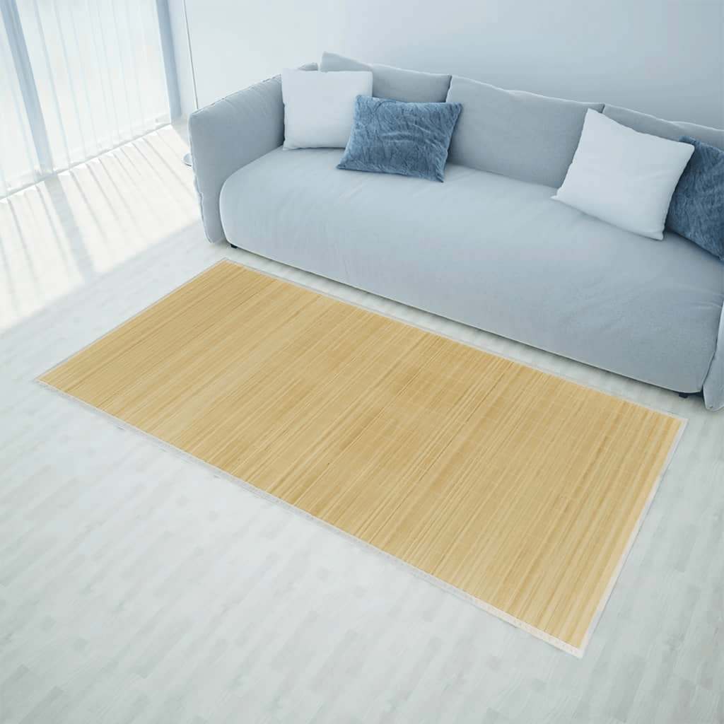 Vidaxl koberec 100x160 cm bambus přirozený