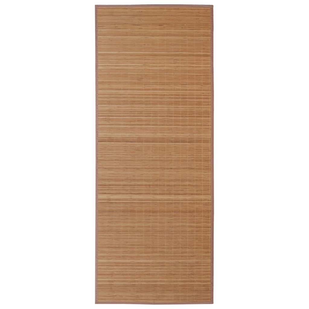 Vidaxl koberec 160x230 cm bambus hnědá