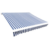 Vidaxl laifeldoek 450x300 cm platno modro in belo
