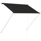 Vidaxl luifel extensible 150x150 cm anthracite