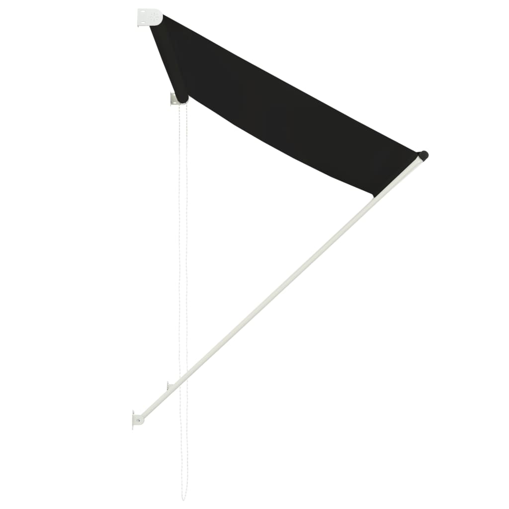 Vidaxl luifel extensible 150x150 cm anthracite