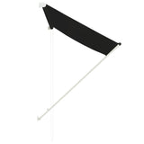 Vidaxl luifel extensible 150x150 cm anthracite