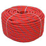 Vidaxl Boot vrv 18 mm 50 m polipropilen rdeča
