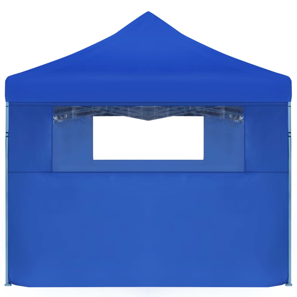 Vidaxl Folding tent pop-up with 5 side walls 3x9 m blue