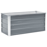 Vidaxl Planter Inserts 100x40x45 cm Galvanizovaná ocel šedá