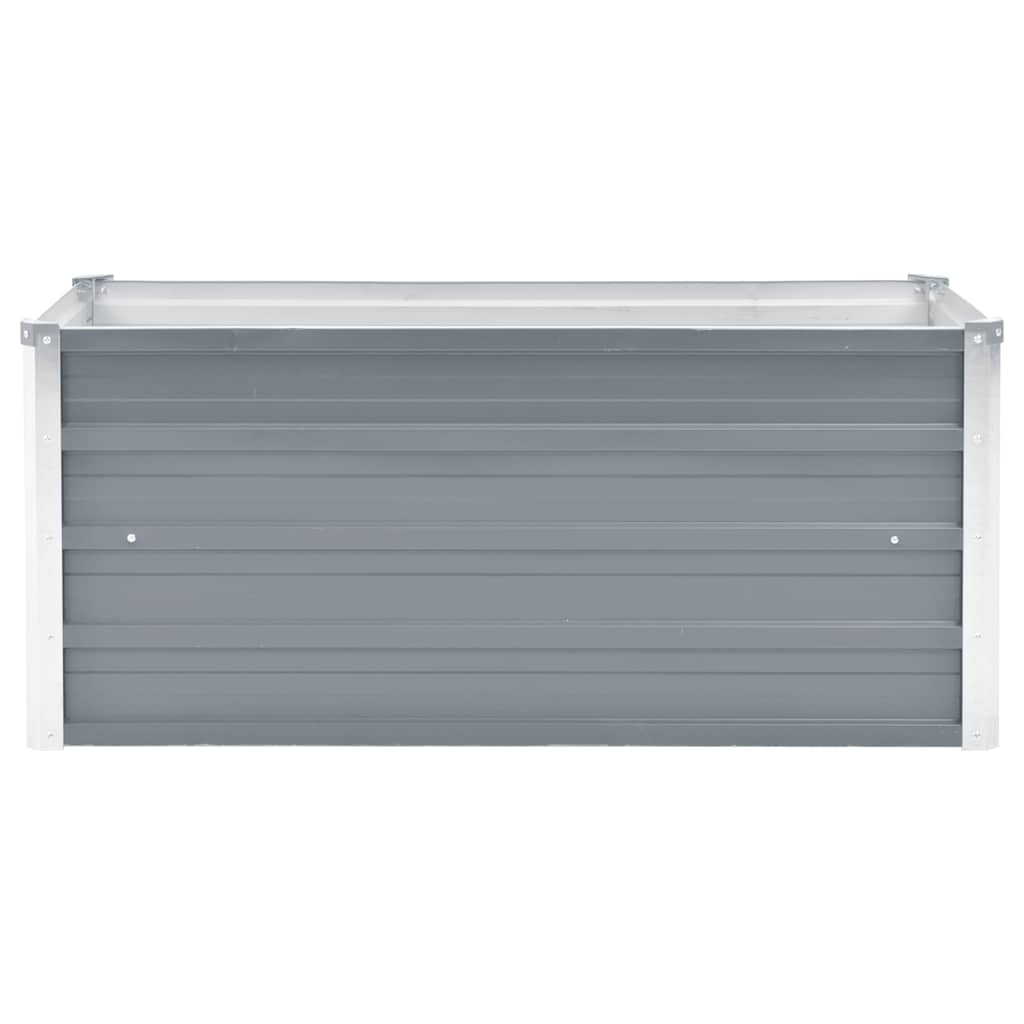 Vidaxl Planter Inserts 100x40x45 cm Galvanizovaná ocel šedá